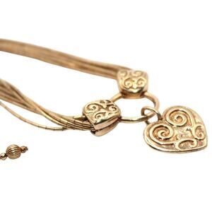 Vintage Navajo Scott Dave Vermeil Sterling 8-Strand Liquid Silver Necklace 22"